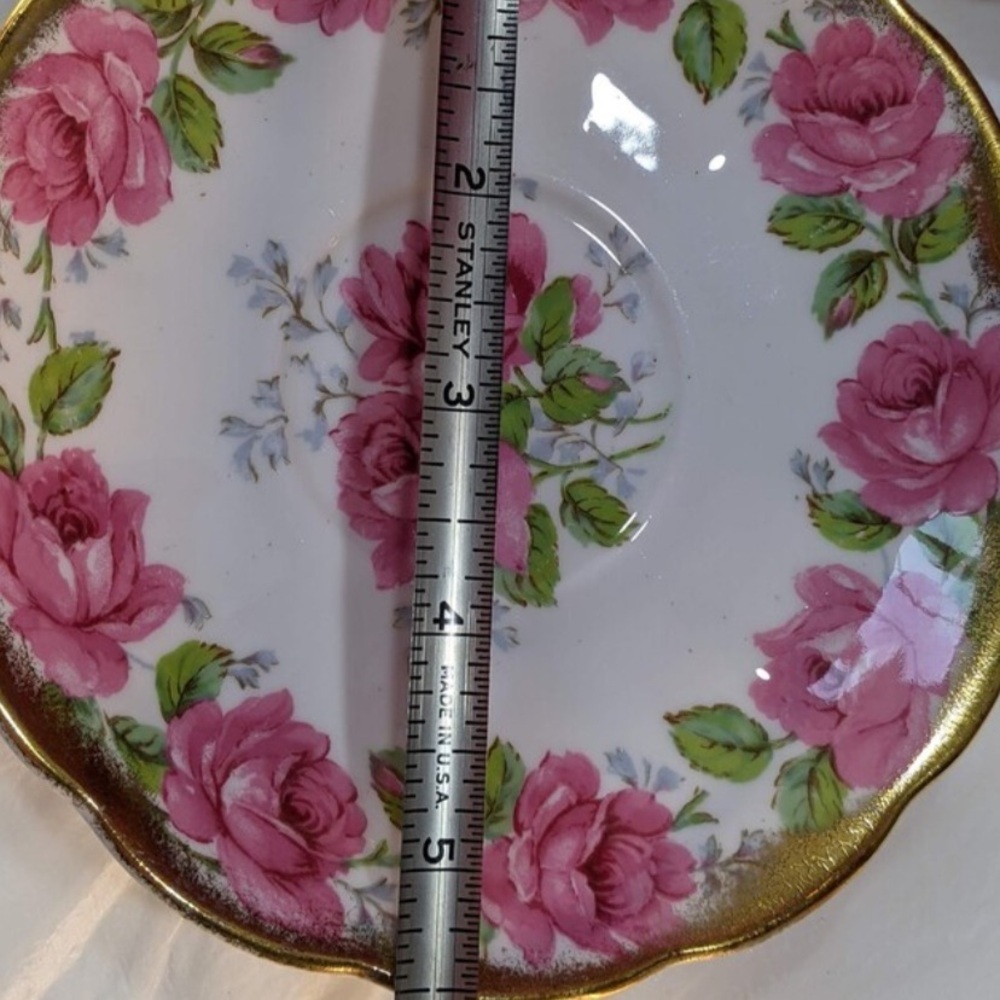 Vintage Bell England Fine Bone China Trinket Dish Lady Alexander Rose Romantic - Picture 8 of 9